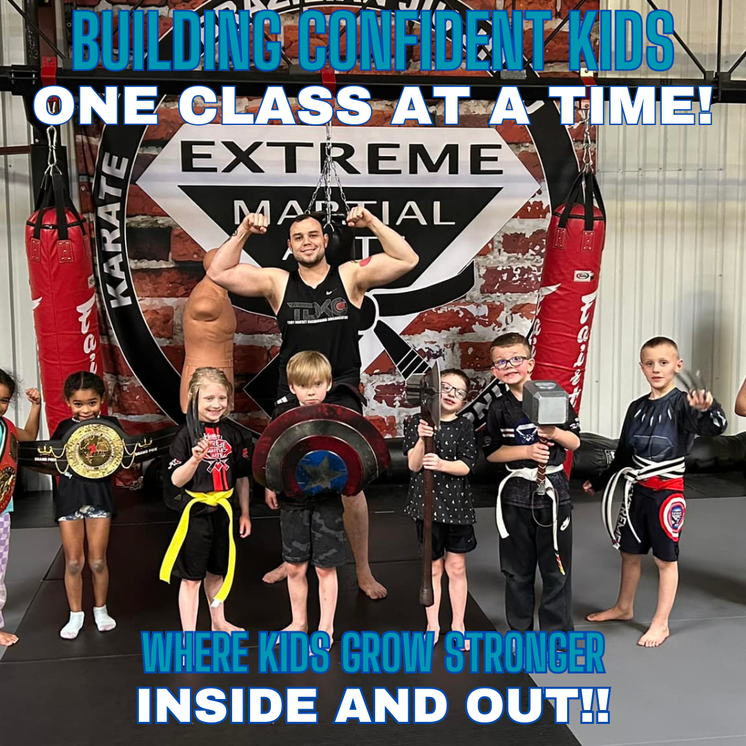 Extreme Martial Arts Amarillo Facebook ad: We’re Looking for 10 AWESOME KIDS (Ages 3+) Ready to Build…