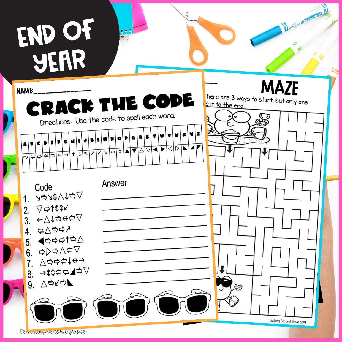 Teaching Second Grade Facebook ad