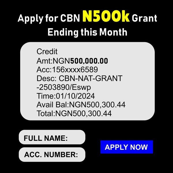 FGGrants 2025 Facebook ad: ACTIVE APPLICATION