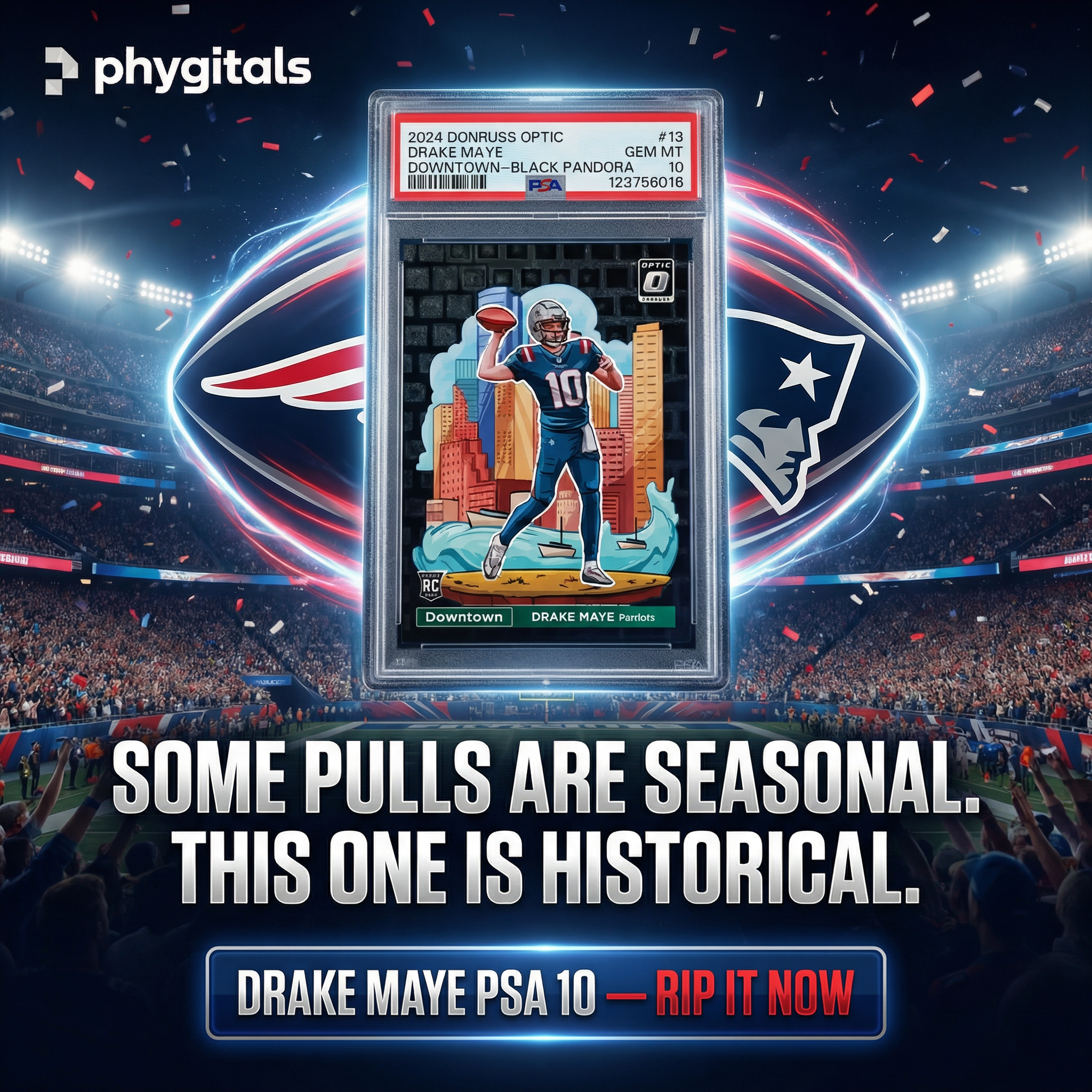 Phygitals Facebook ad