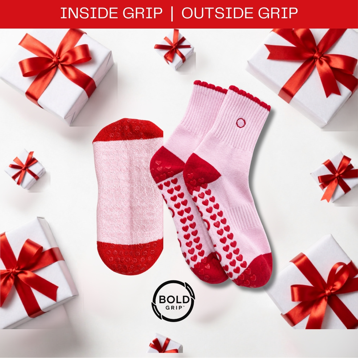 BOLD Dual Grip Socks Facebook ad
