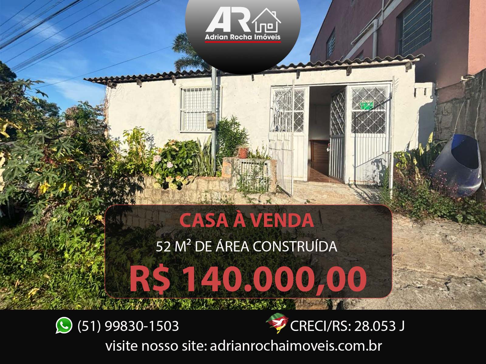 Adrian Rocha Imóveis Facebook ad: A VENDA