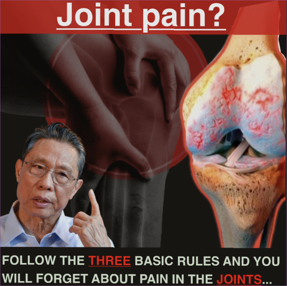 Coinlistic Facebook ad: Joint pain will disappear if you stop eating
