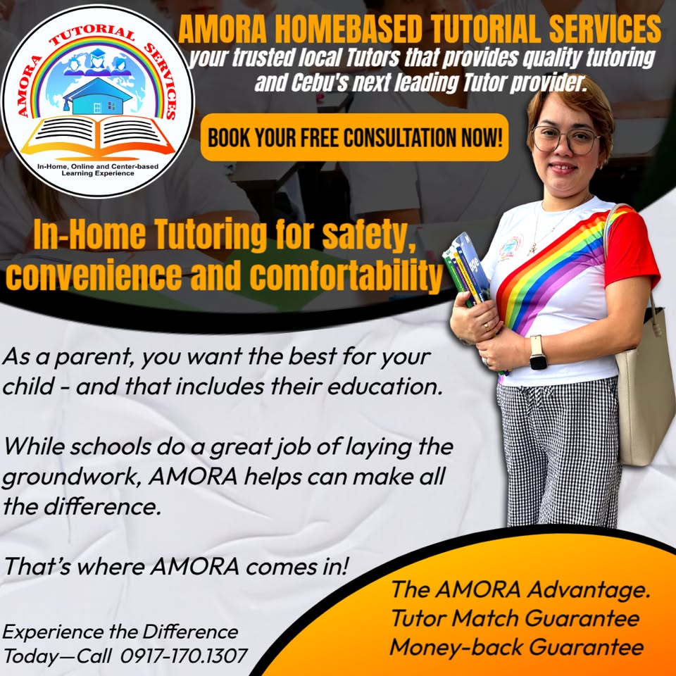 AMORA Homebased Tutorial Services Facebook ad