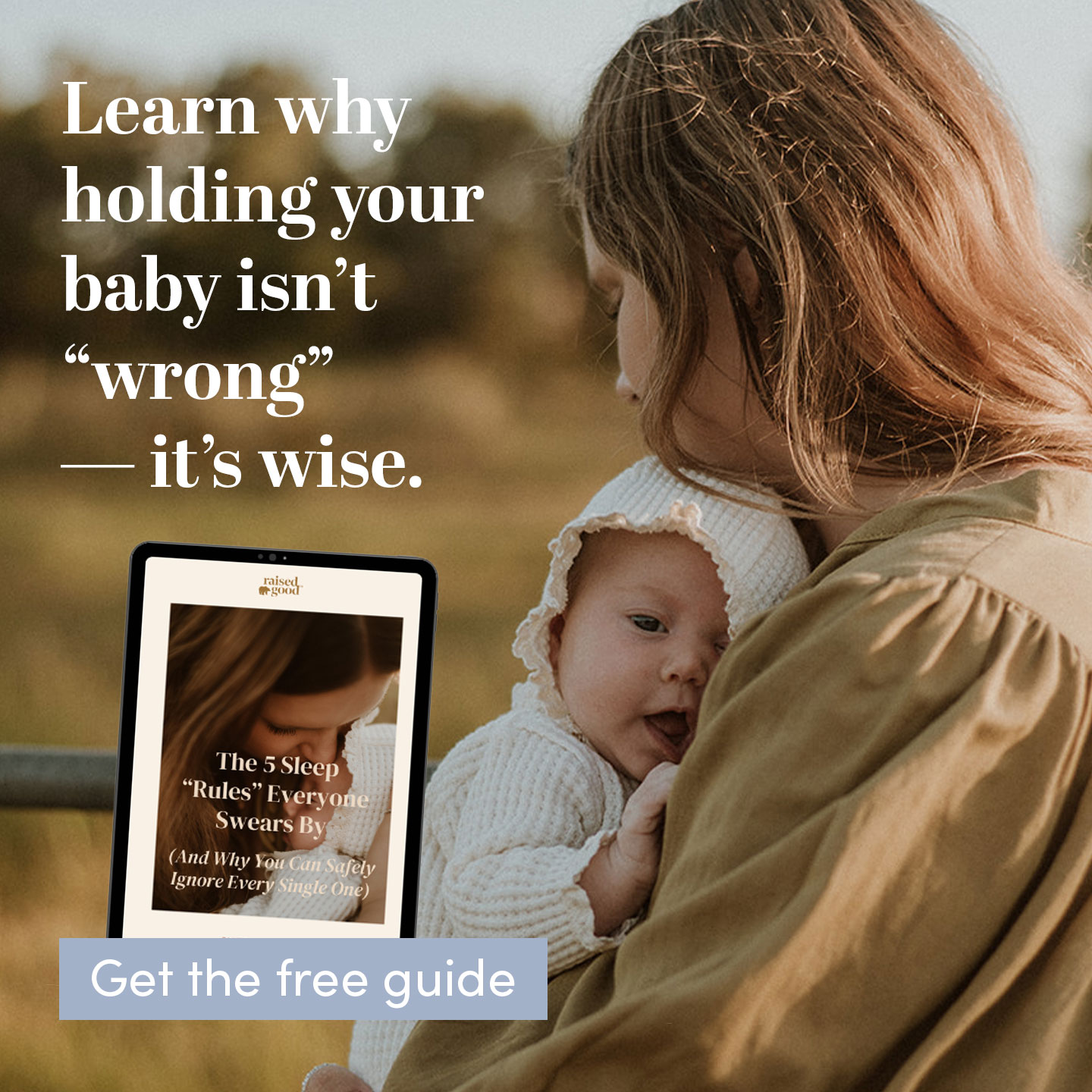 Raised Good Facebook ad