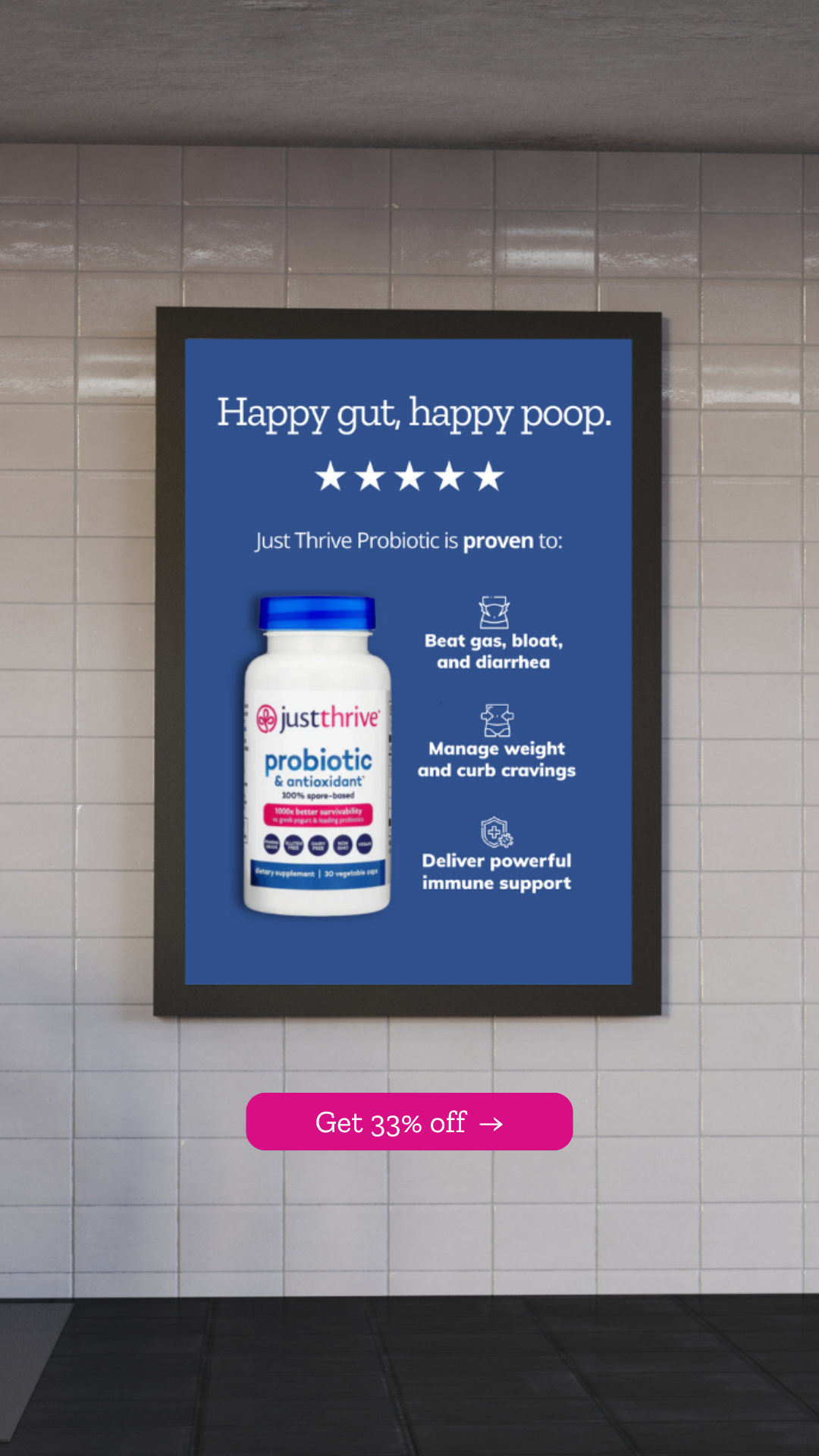 Just Thrive Facebook ad