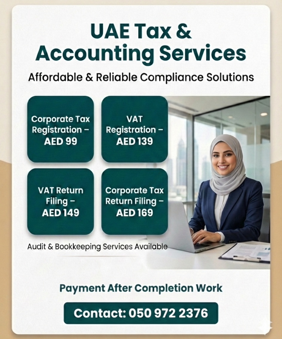 UAE VAT and CT Solutions  Facebook ad
