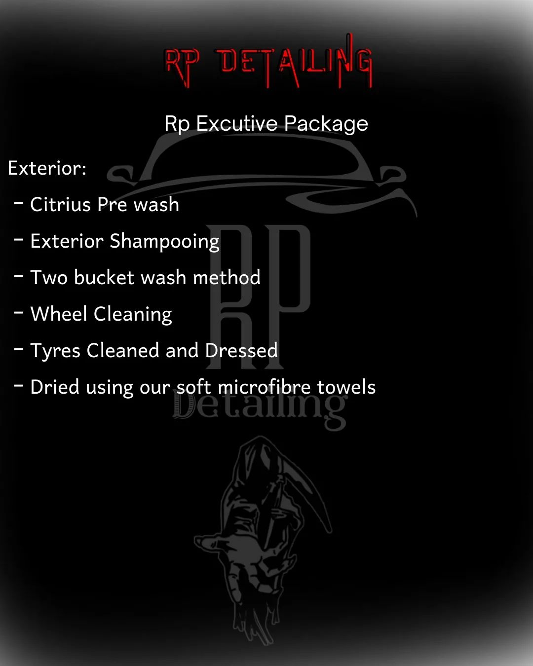 Rp Detailing Facebook ad: Contact us today, for everything your vehicle needs