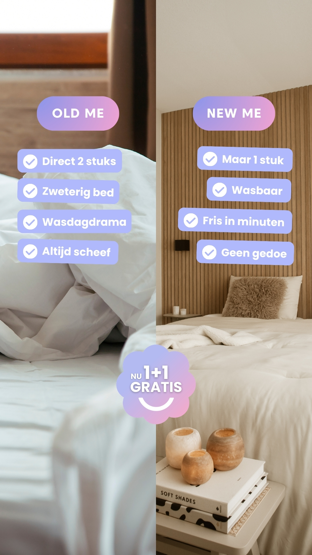 HappyBed Facebook ad