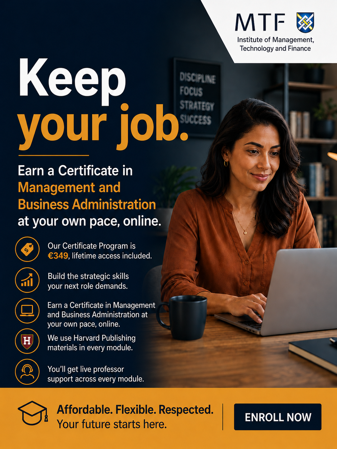 Institute of Management, Technology and Finance Facebook ad