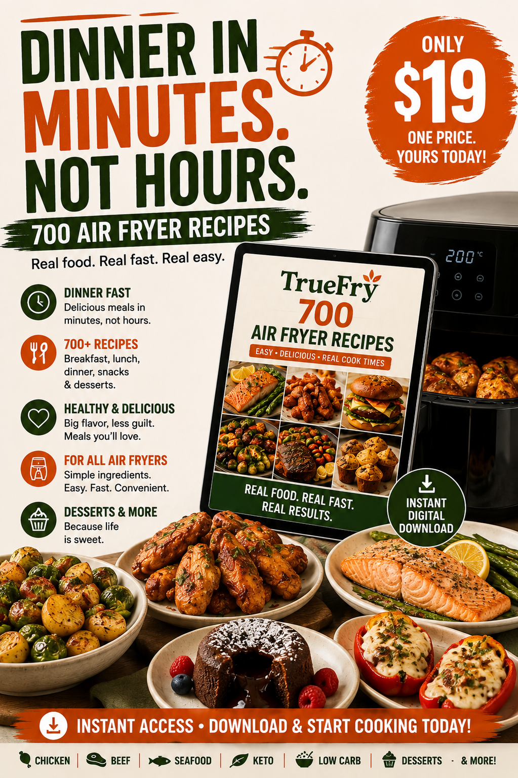 Emma Brooks Facebook ad: Stop Blaming Yourself for Dry, Undercooked Food