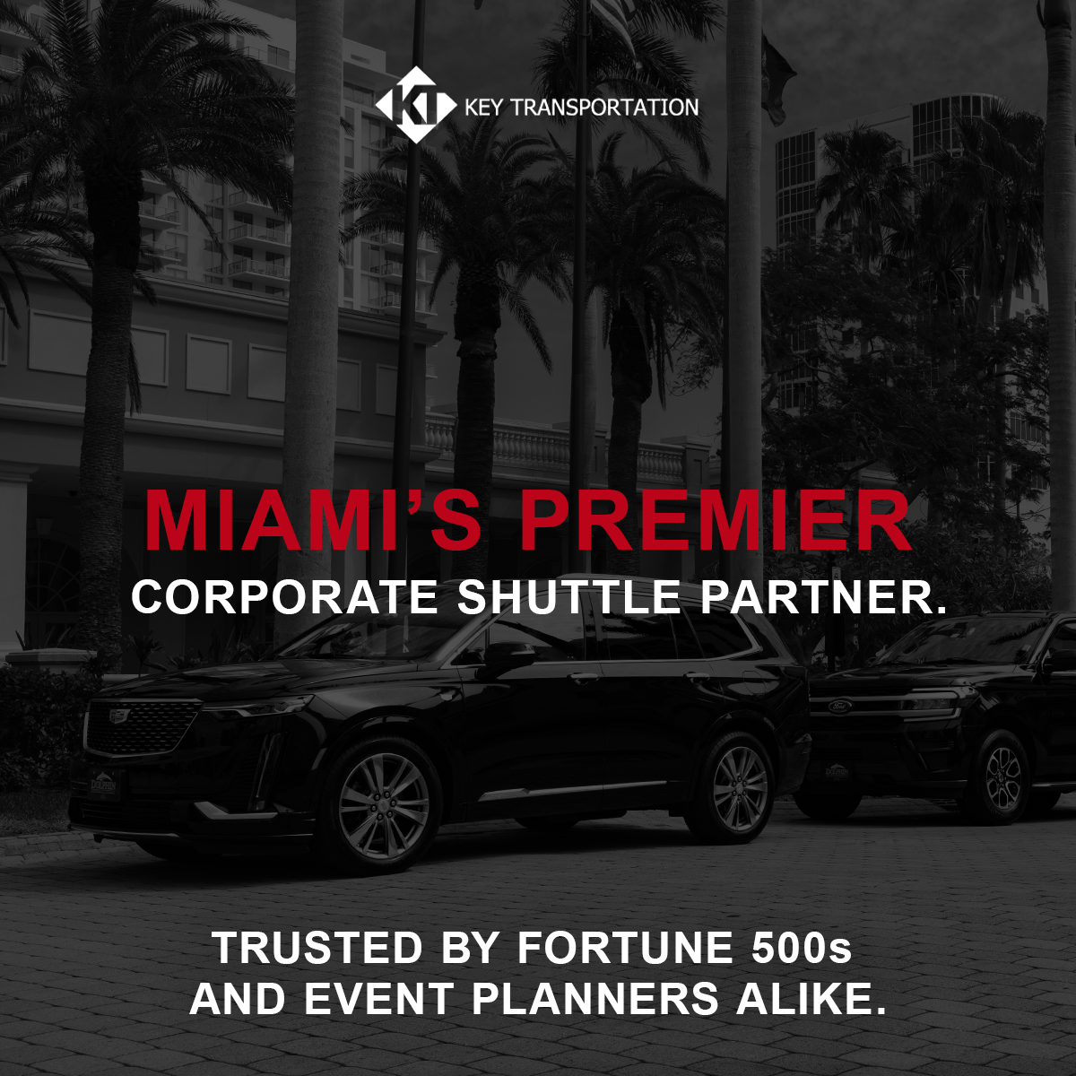 Key Transportation Services Facebook ad: Make a reservation today