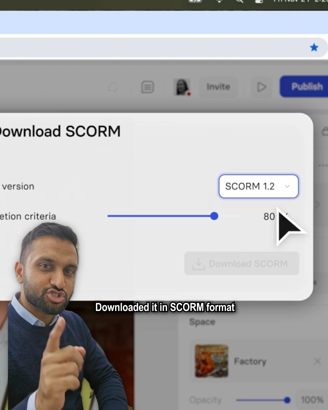 Synthesia Facebook ad: Try it out for FREE now