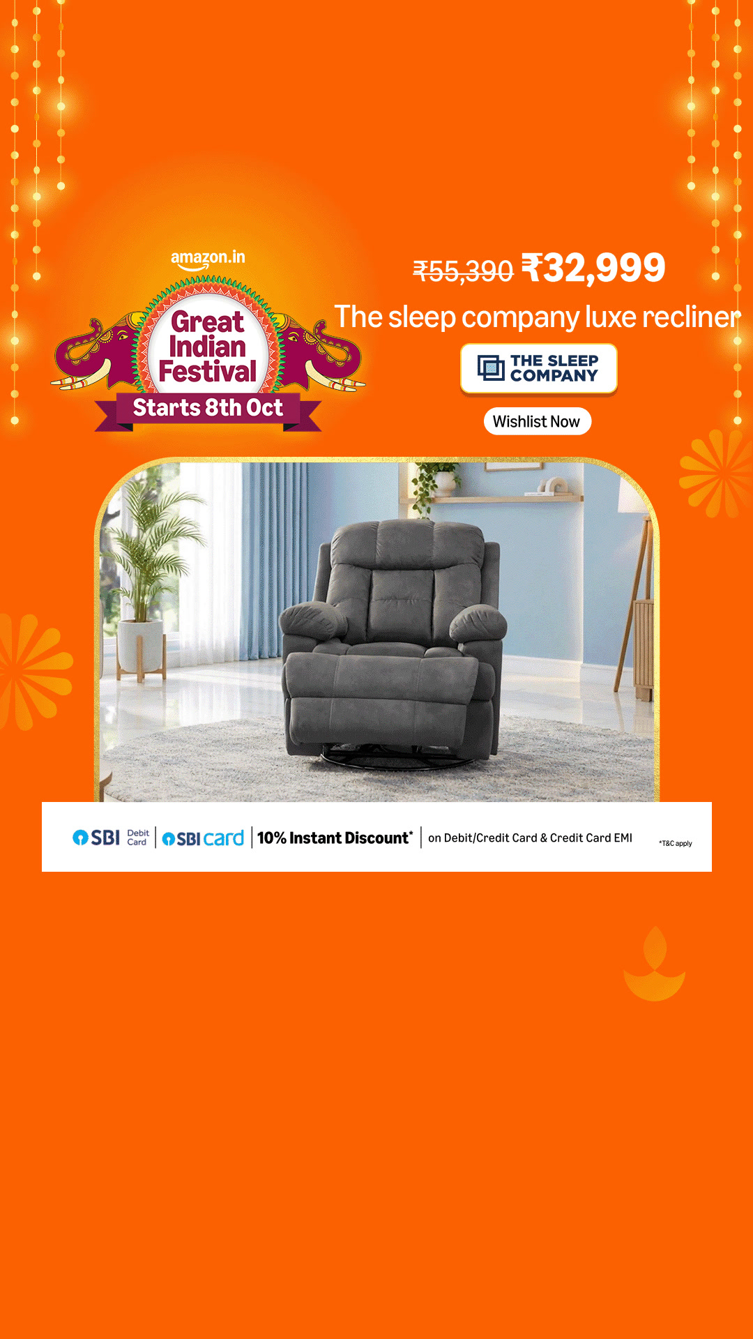Amazon India Facebook ad: Office & Gaming Chairs