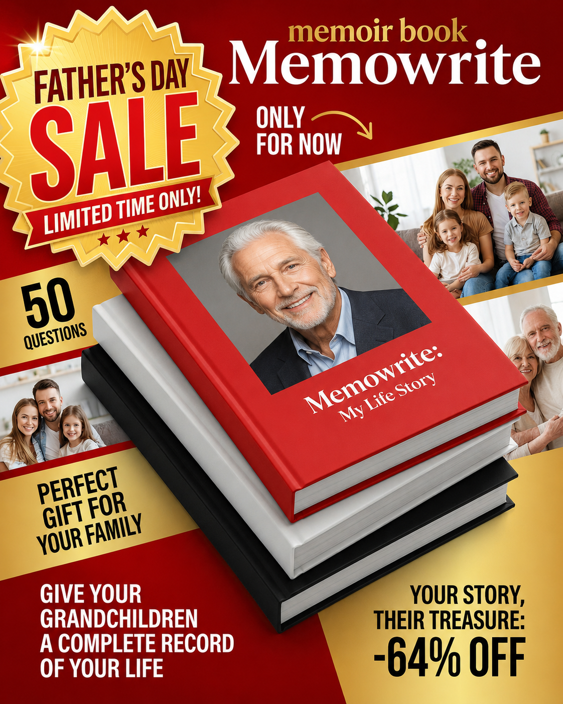 Memowrite Facebook ad