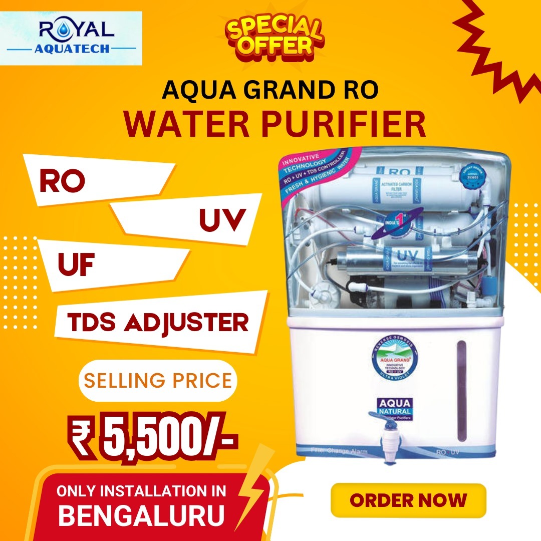 Royal Aqua Tech Facebook ad: 4 YEARS SERVICE FREE