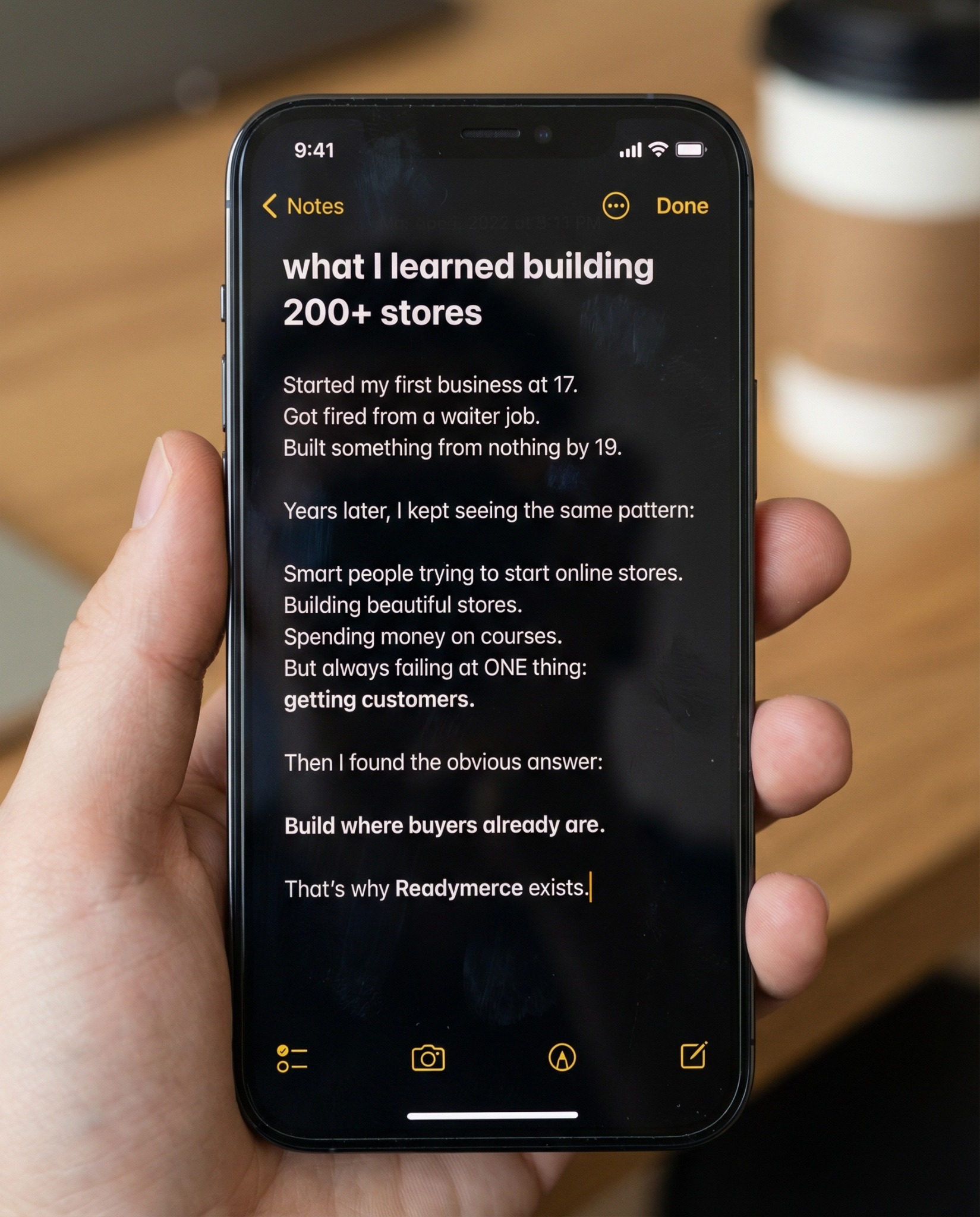 Readymerce Facebook ad: Own Your Store, Keep the Revenue