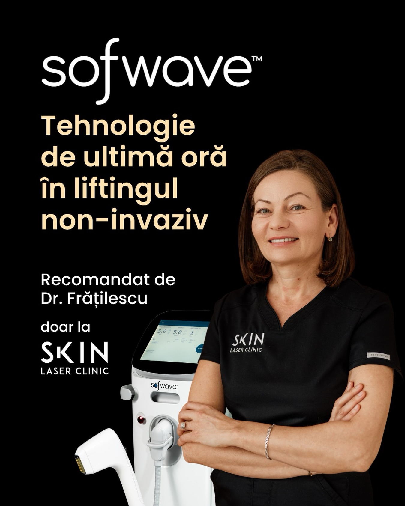 SKIN Laser Clinic Facebook ad: Fermitate, un contur facial mai definit și riduri…