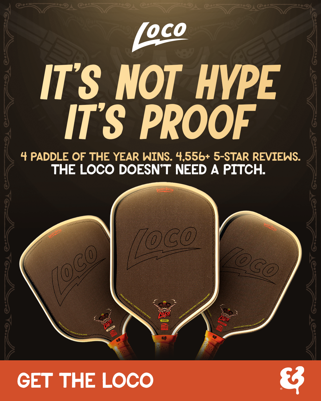 Bread and Butter Pickleball Facebook ad: The Loco Is Back