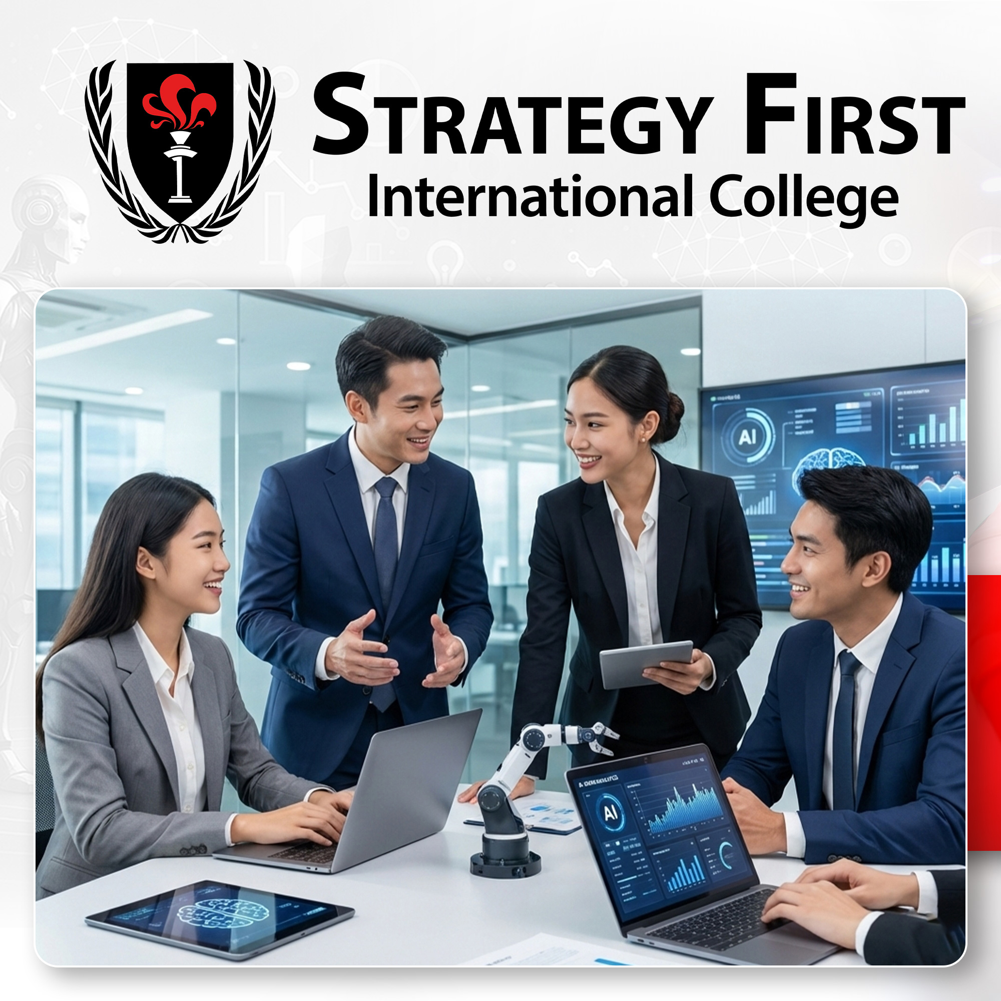Strategy First International College Facebook ad