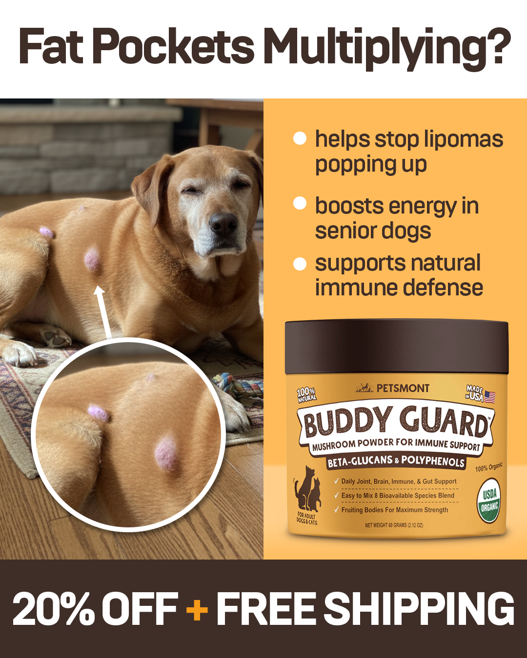 Petsmont Facebook ad