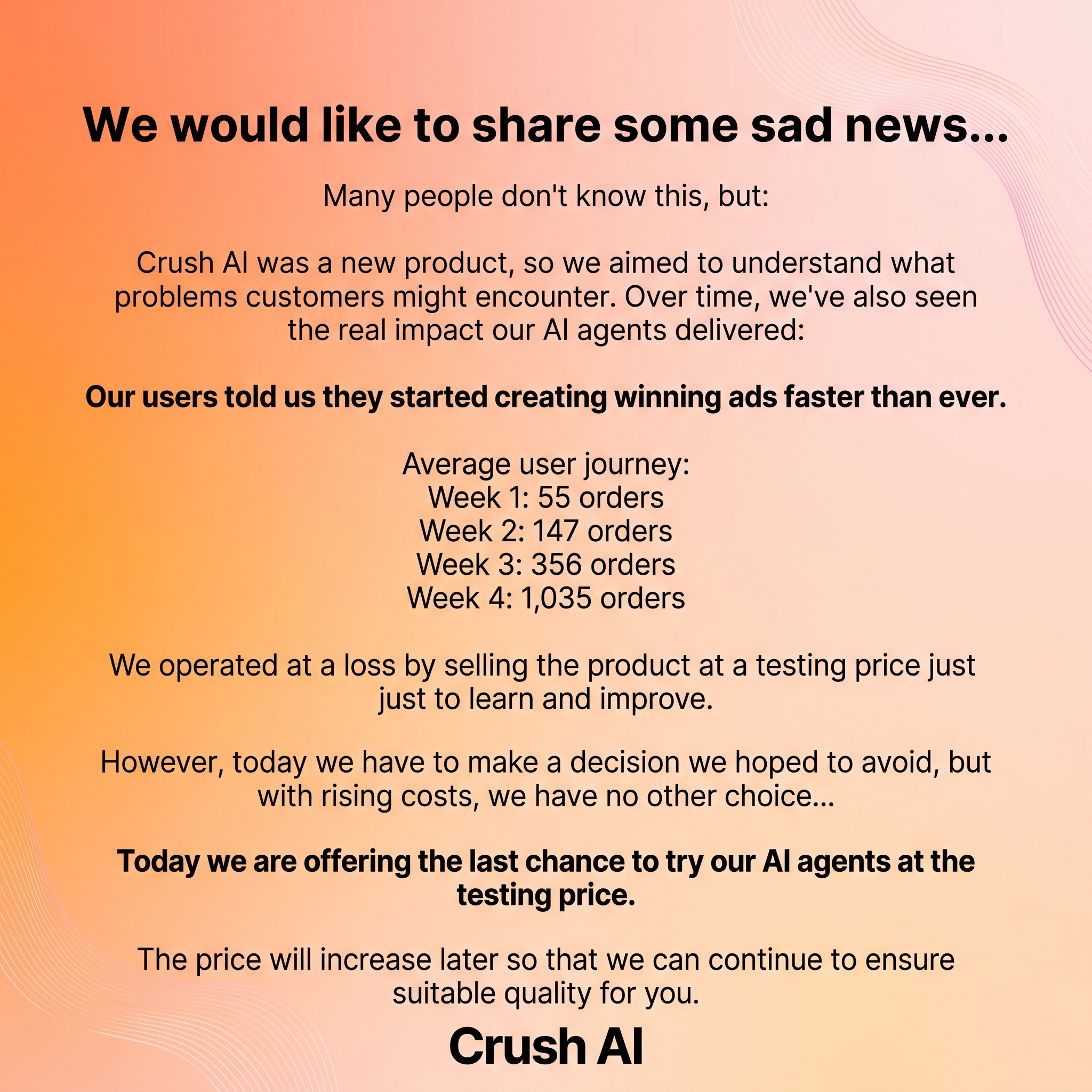 trycrush.ai Facebook ad