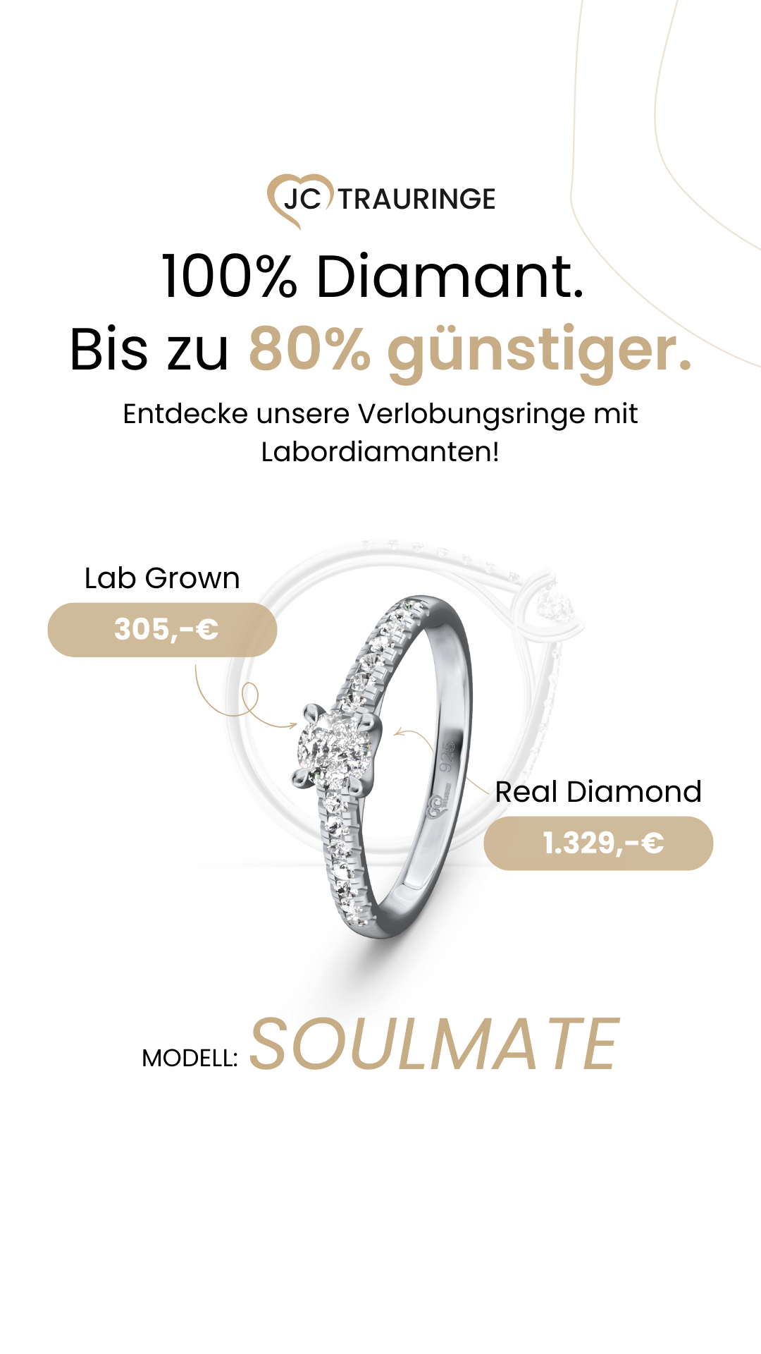 JC Trauringe Facebook ad from Apr 22, 2026