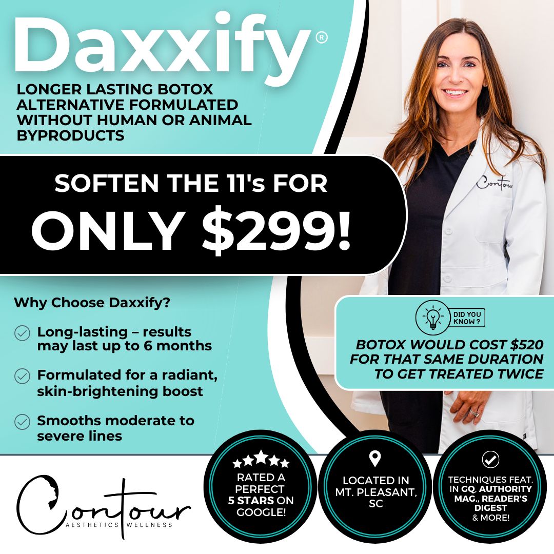 Contour Aesthetics & Wellness Facebook ad: Daxxify for ONLY $299!