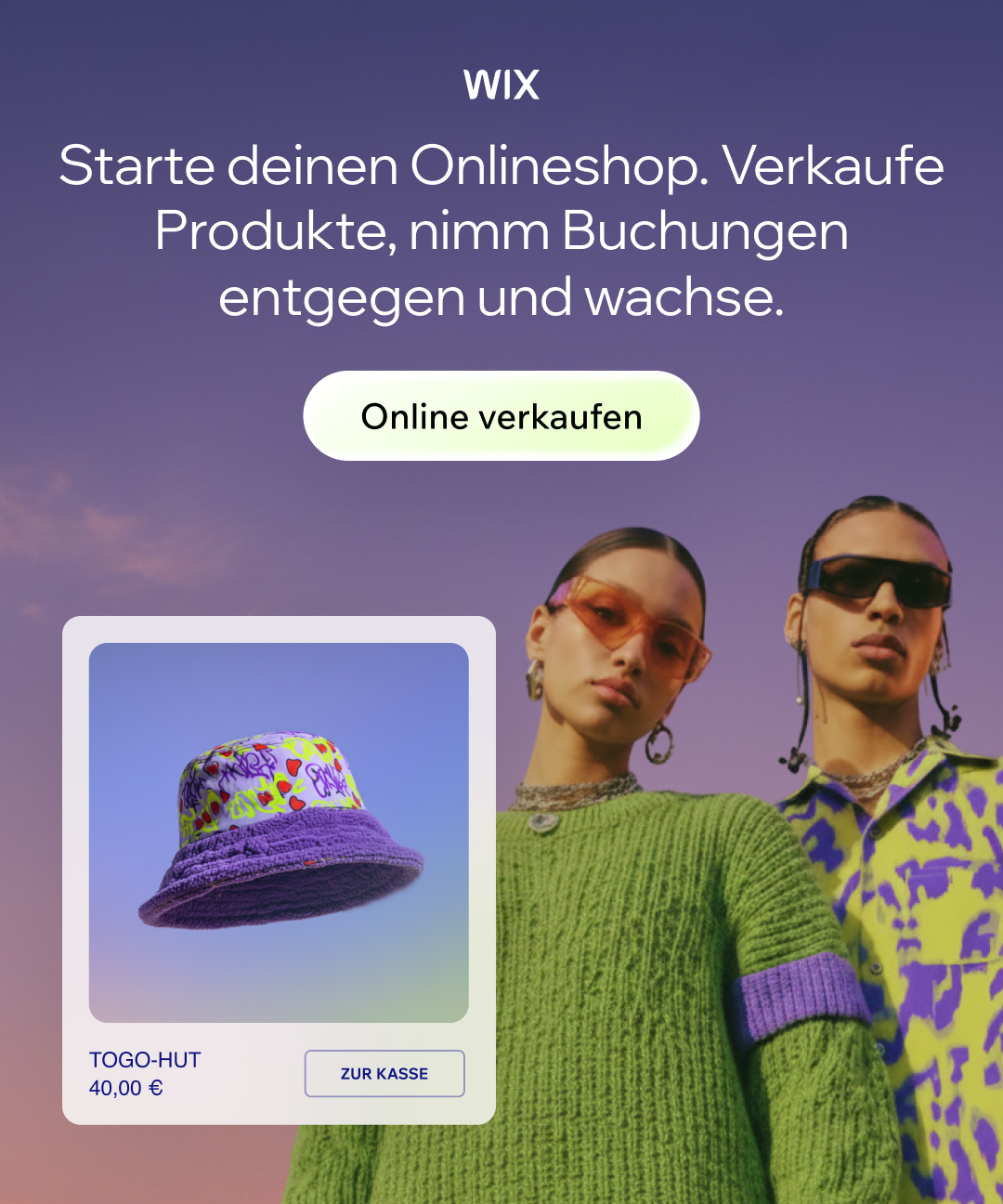 Wix Facebook ad