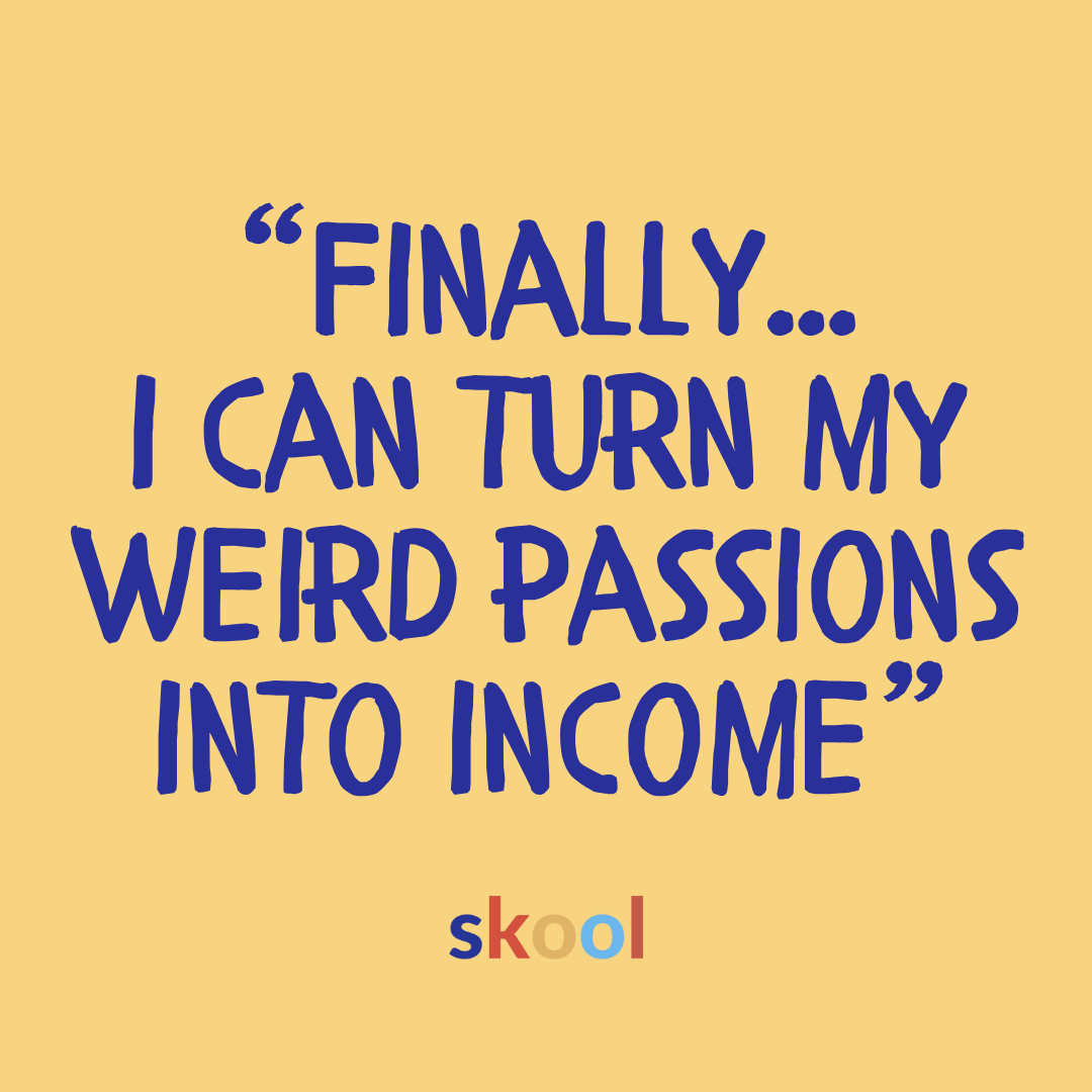 Skool Facebook ad