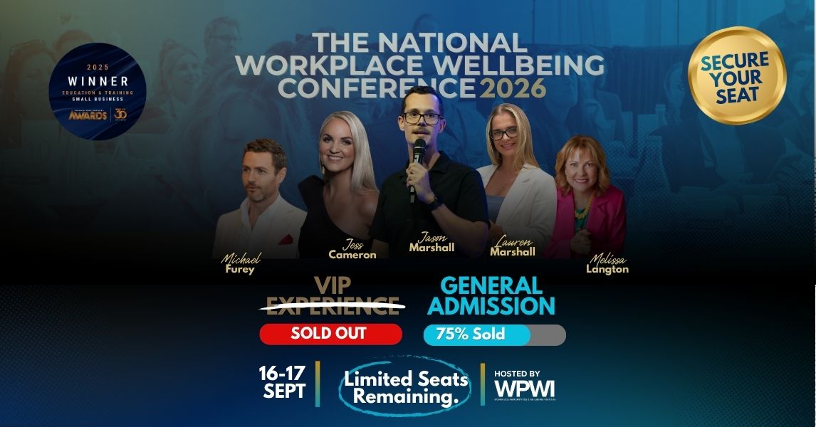 Workplace Performance and Wellbeing Institute Facebook ad from Aug 13, 2026