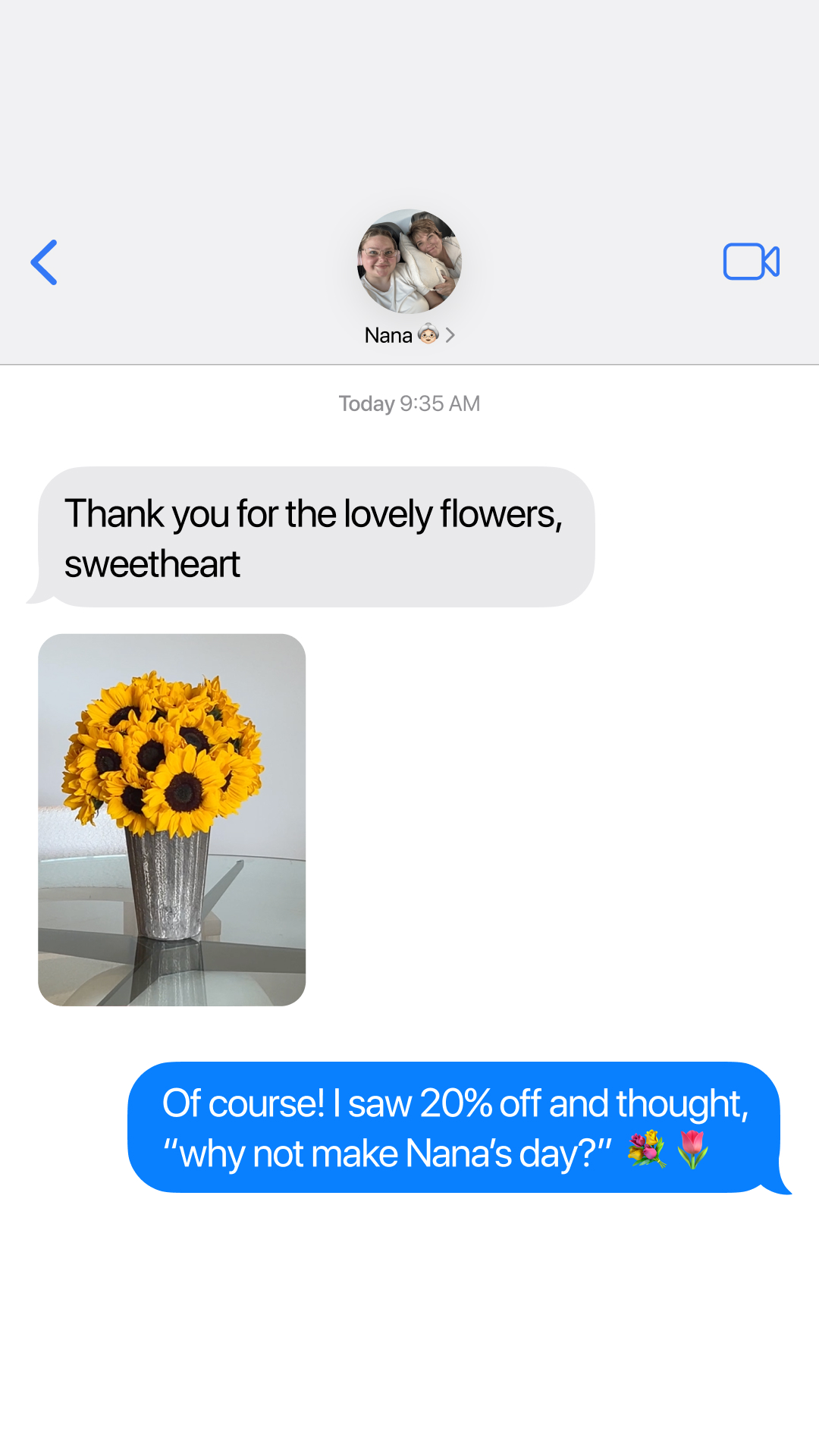 1-800-Flowers.com Facebook ad