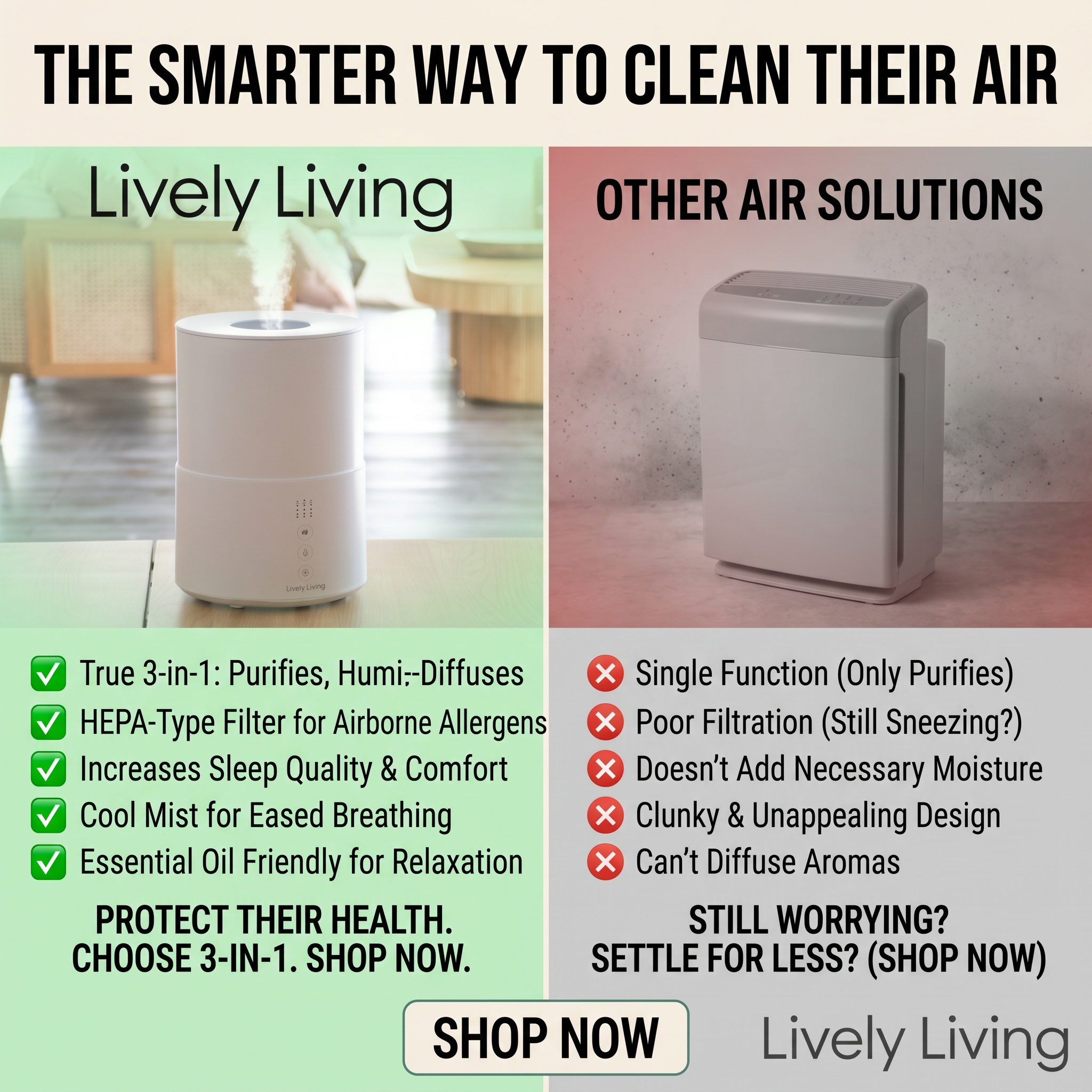 Lively Living Facebook ad