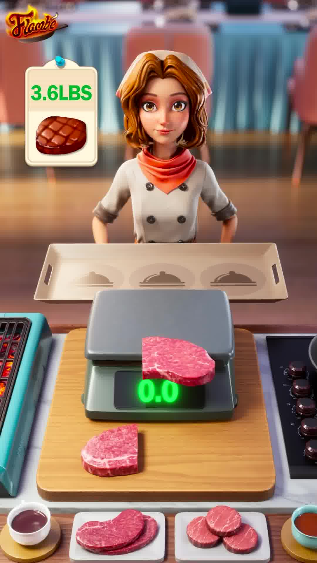 Flambé: Merge & Cook Facebook ad: Ready to become the ultimate chef?