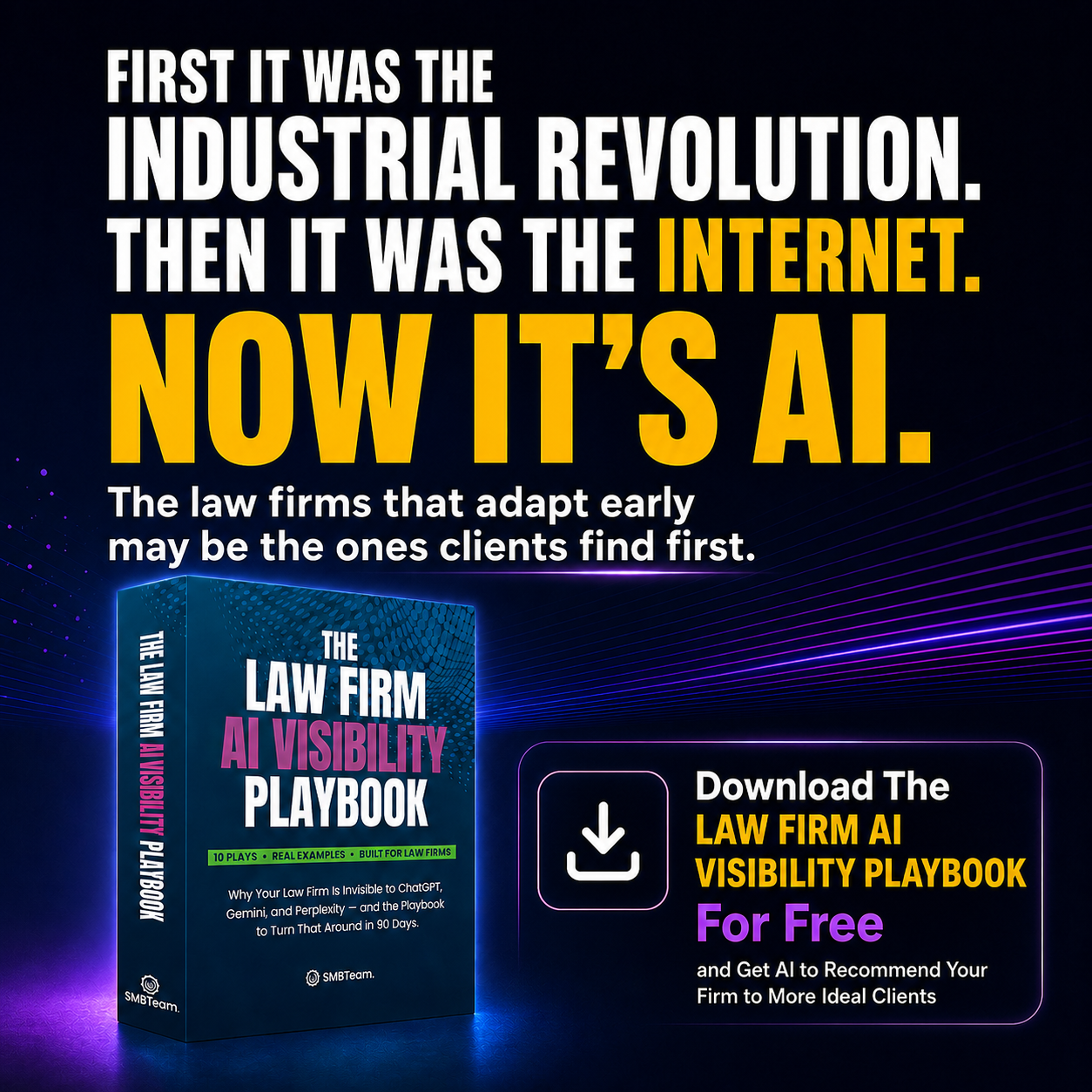 SMB Team Facebook ad: AI Search Is Changing Law Firm Growth