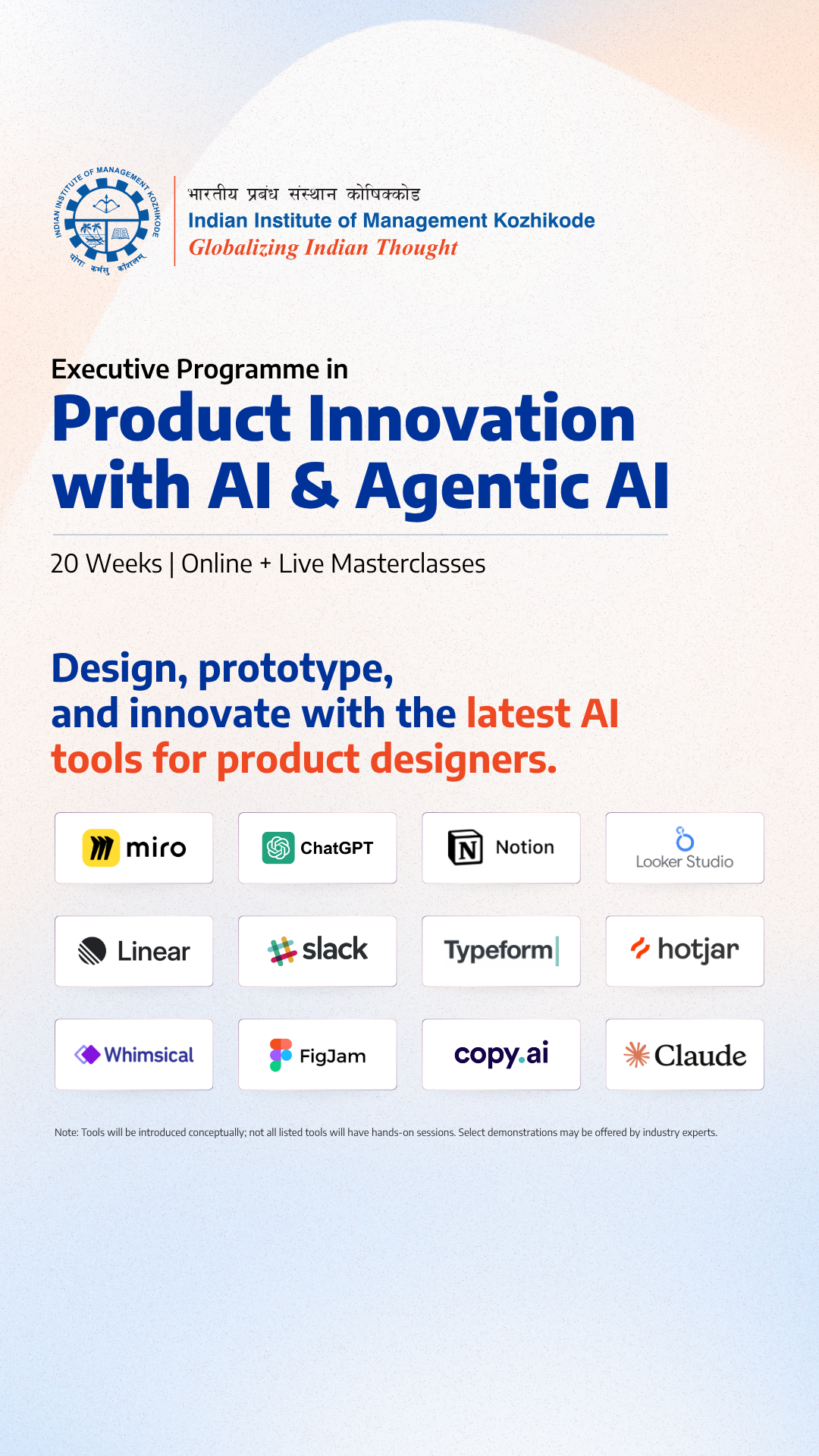 IIM Kozhikode Product Innovation with AI & Agentic AI Facebook ad from Aug 4, 2026