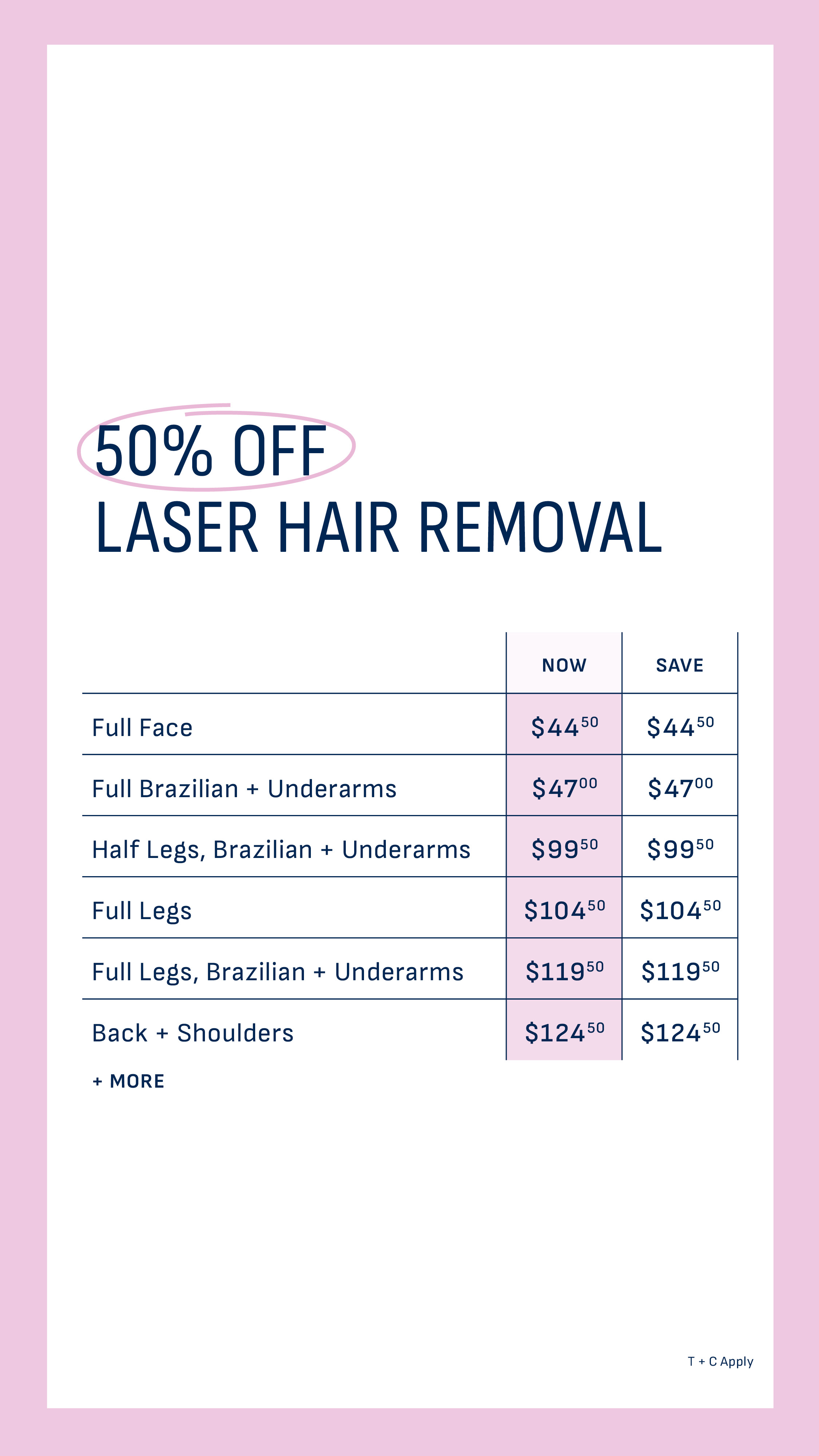 Australian Skin Clinics Facebook ad