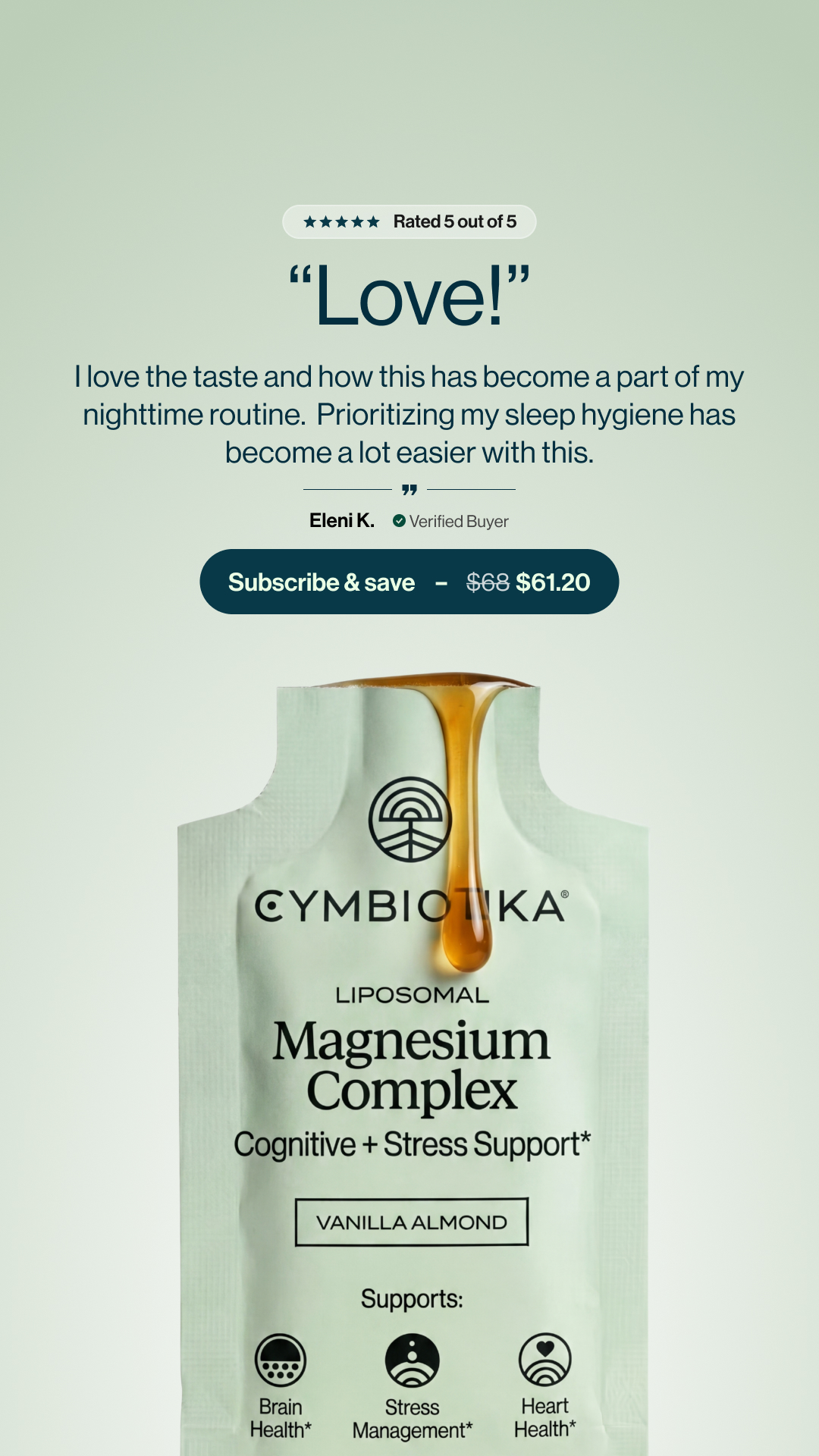Cymbiotika Facebook ad