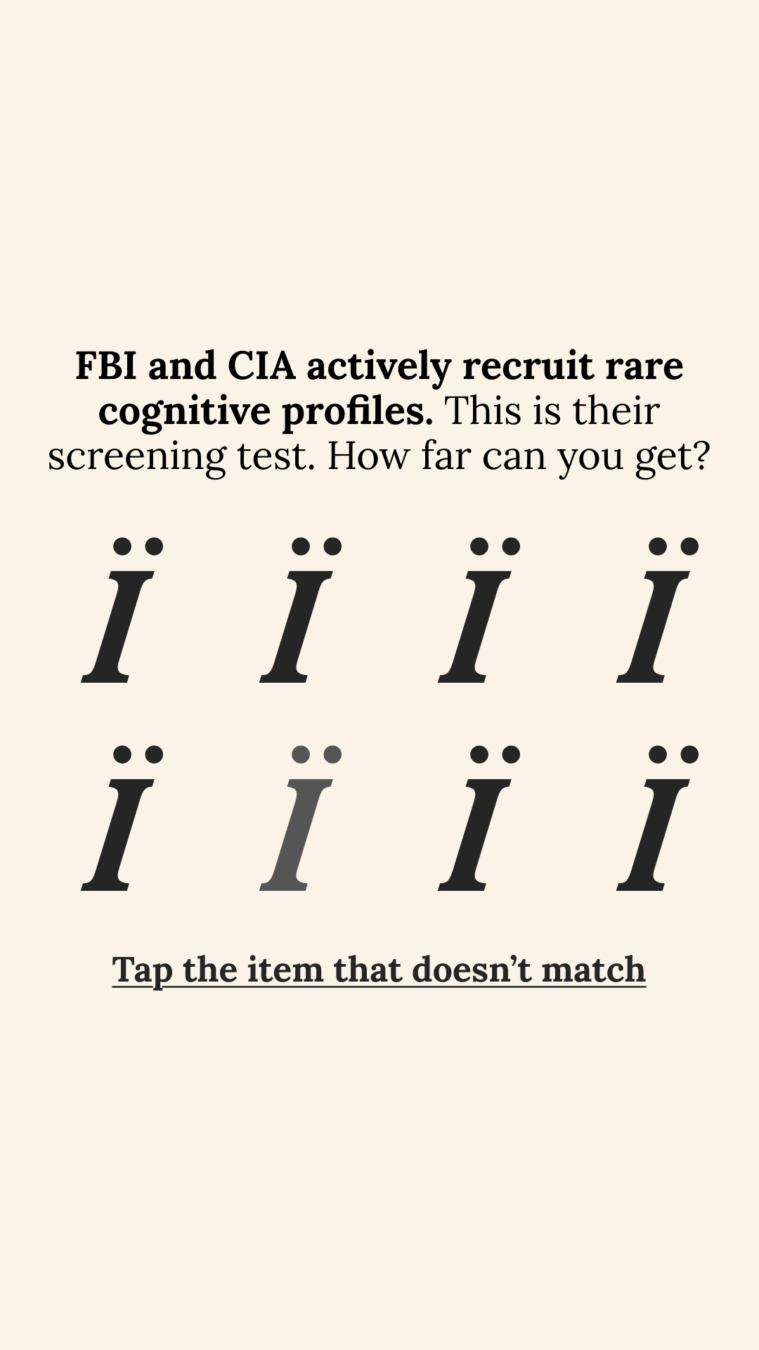Brain Health Check Facebook ad