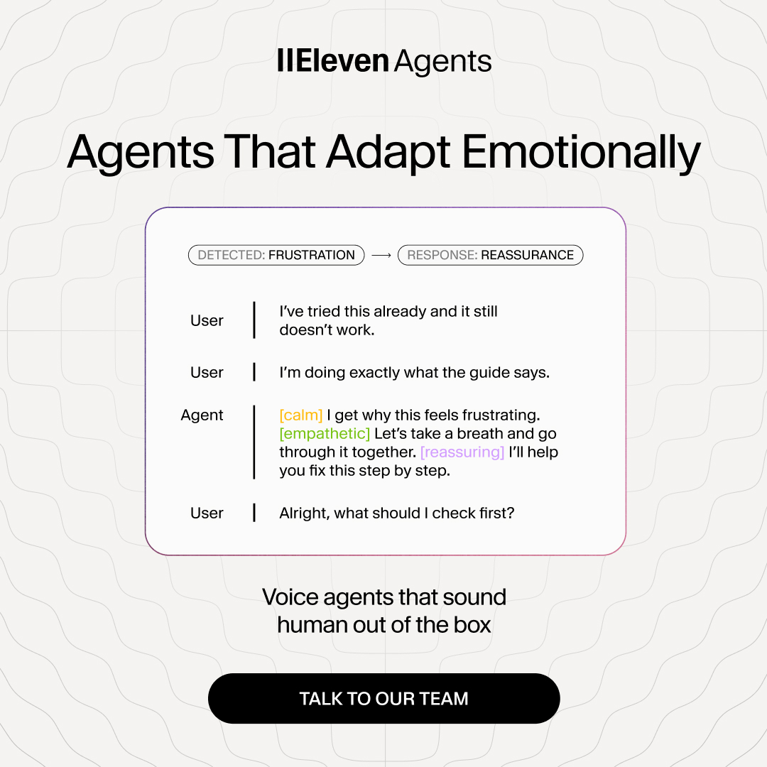 ElevenLabs Facebook ad