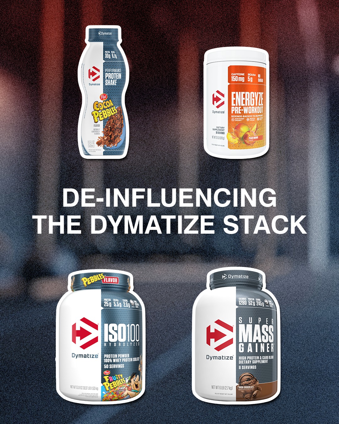 Dymatize Facebook ad: A full stack that sweats the details, so…