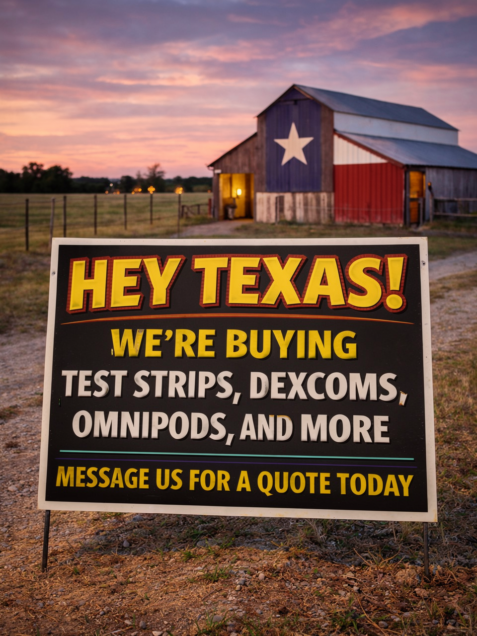 Texas Diabetic Supplies Facebook ad