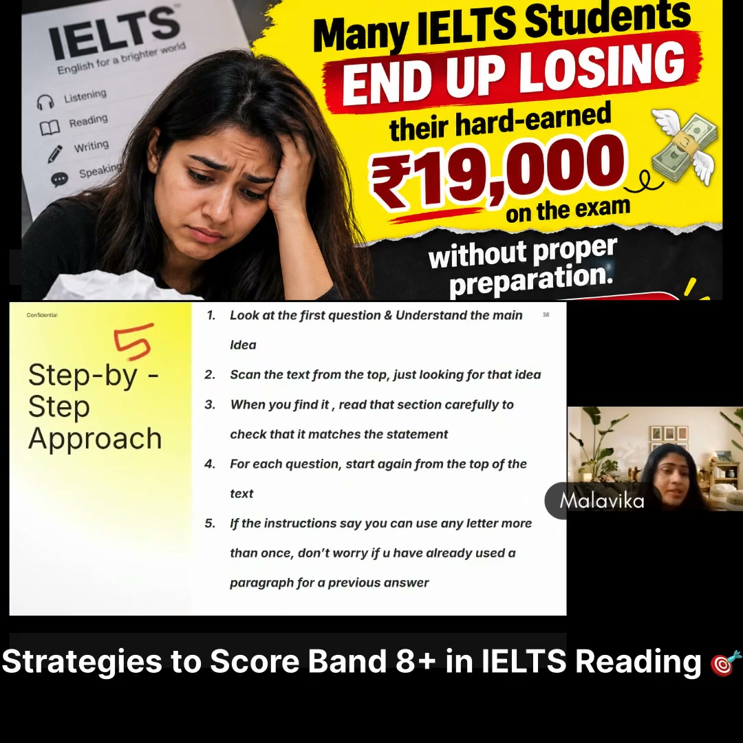 I-blue Education Facebook ad: 100+ IELTS Strategies + 30-Day Course, ₹699