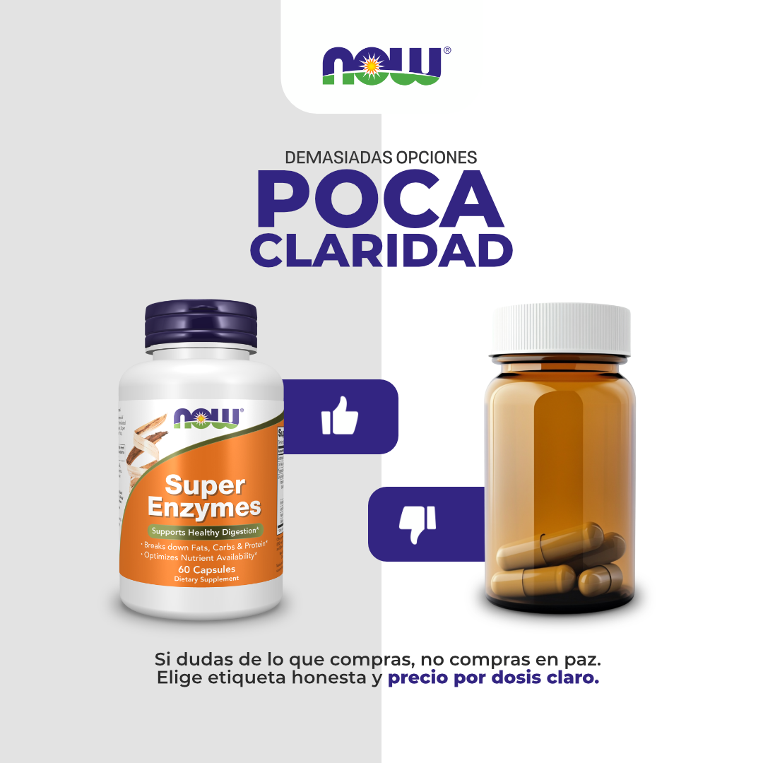 Now Foods México Facebook ad: Calidad real