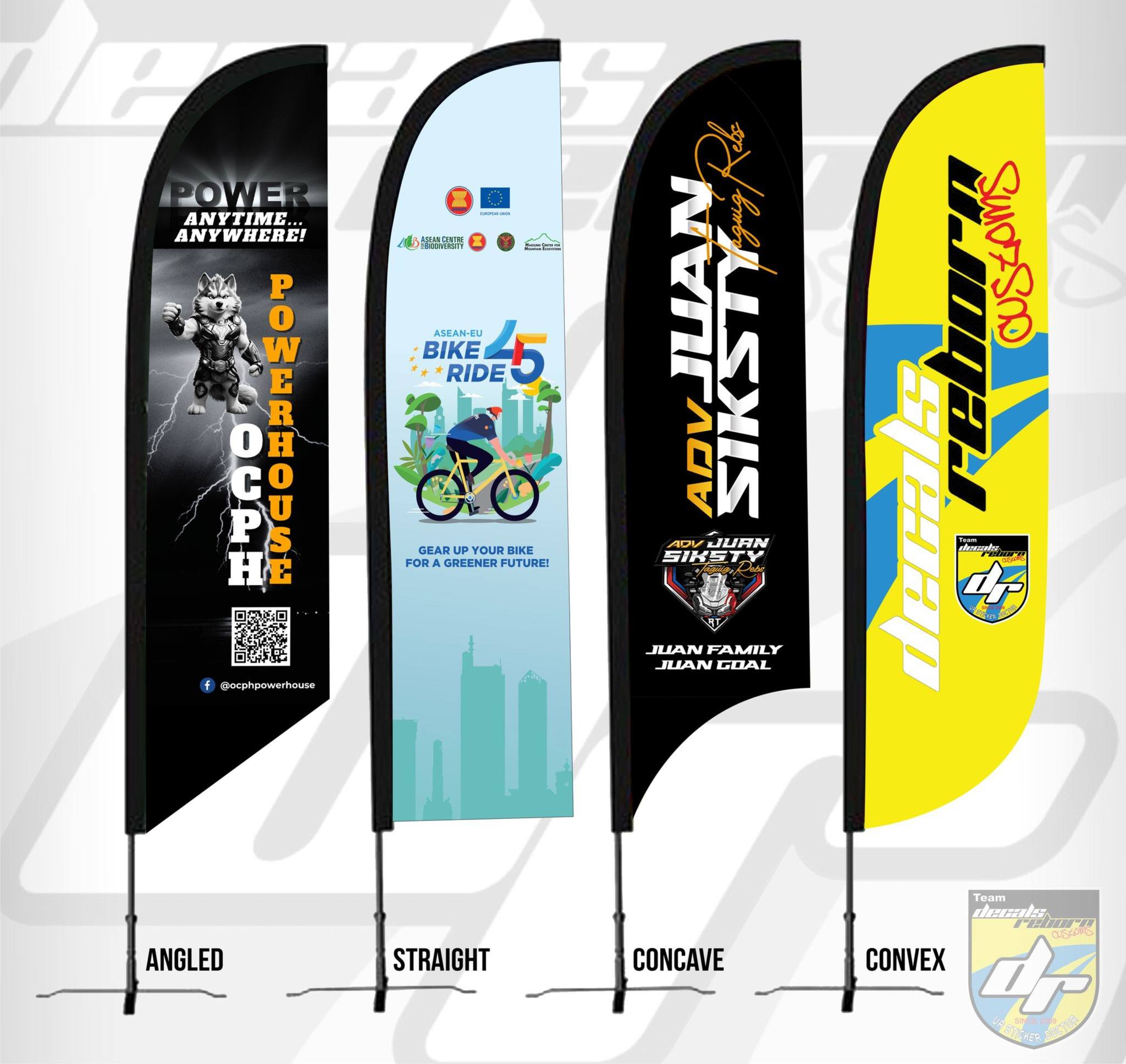 Decals Reborn Customs Facebook ad: FEATHER BANNER