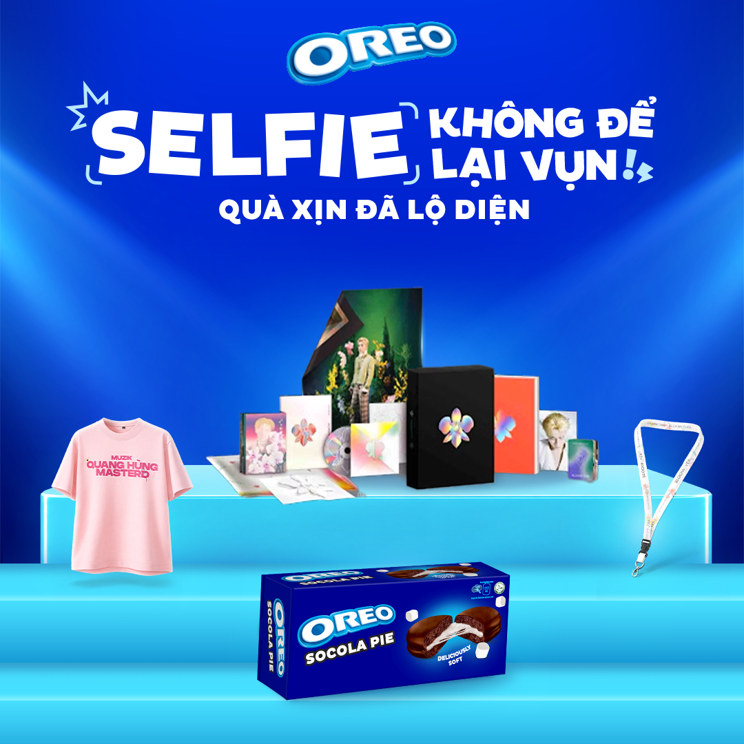 OREO Facebook ad: OREO Socola Pie x Quang Hùng MasterD