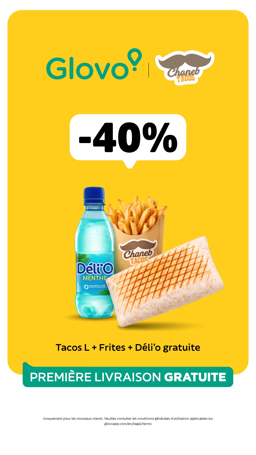 Glovo Facebook ad