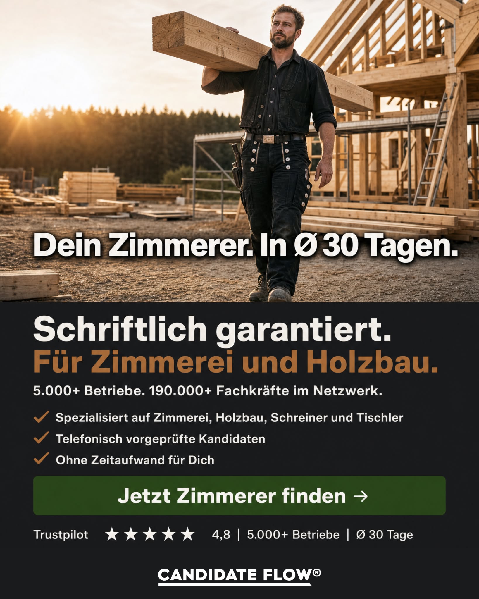 Candidate Flow GmbH - Recruiting Partner für den Mittelstand Facebook ad