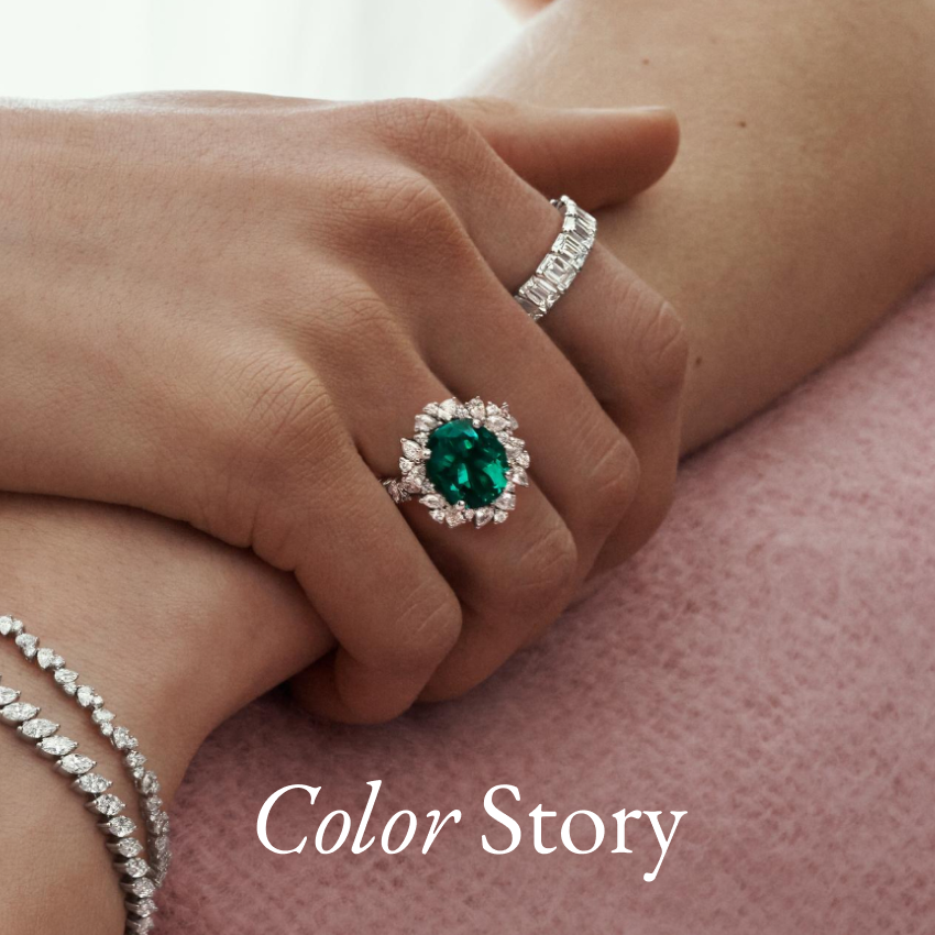 Brilliant Earth Facebook ad: Color Story