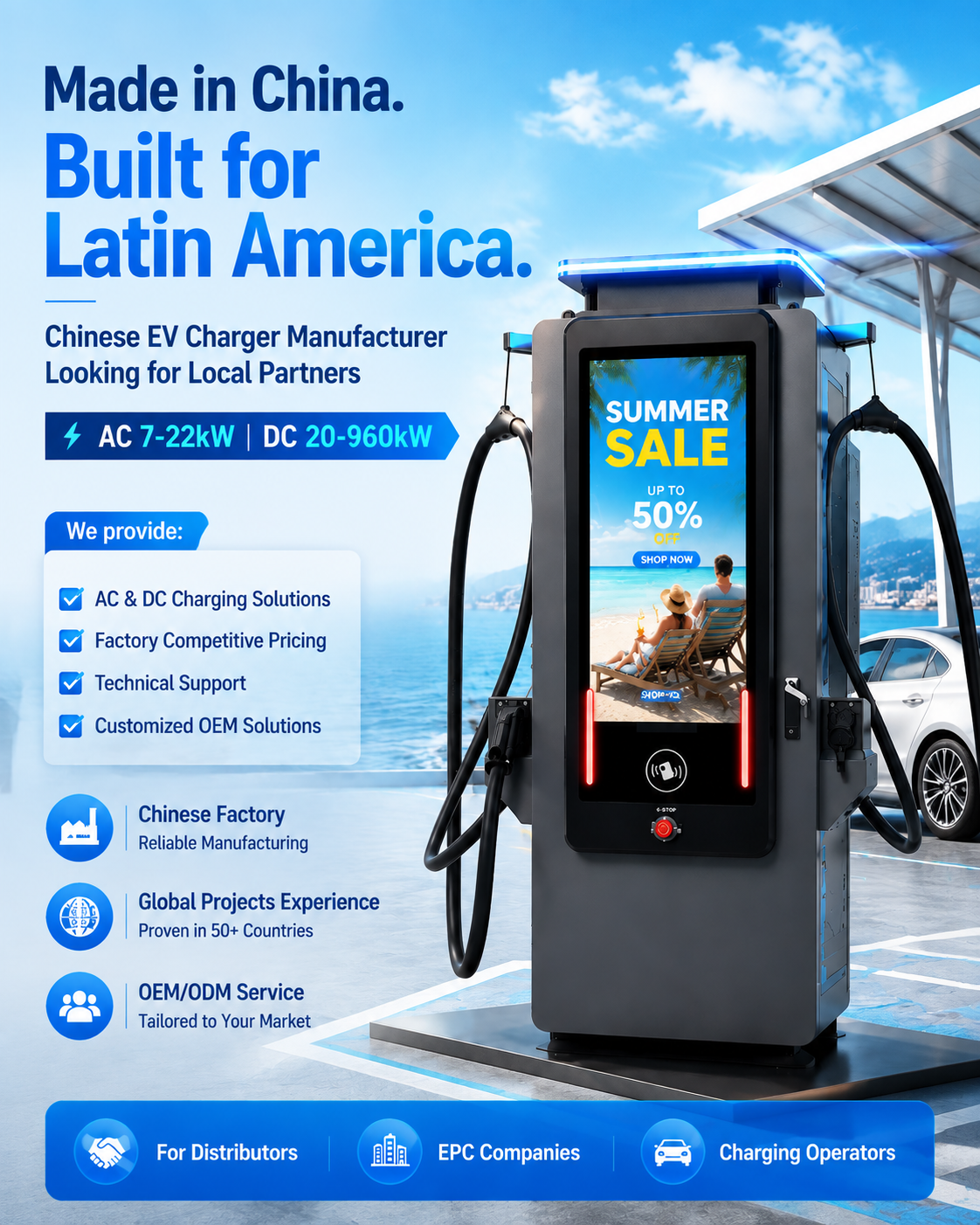 ChanSpeed New Energy Facebook ad: Proyectos EV y BESS